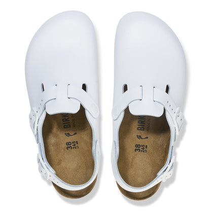 Tokio Pro Natural Coated Leather in Color White | Birkenstock