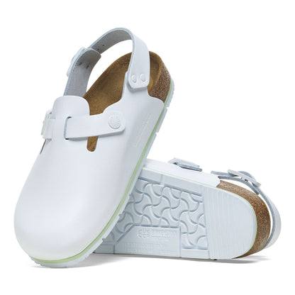 Tokio Pro Natural Coated Leather in Color White | Birkenstock