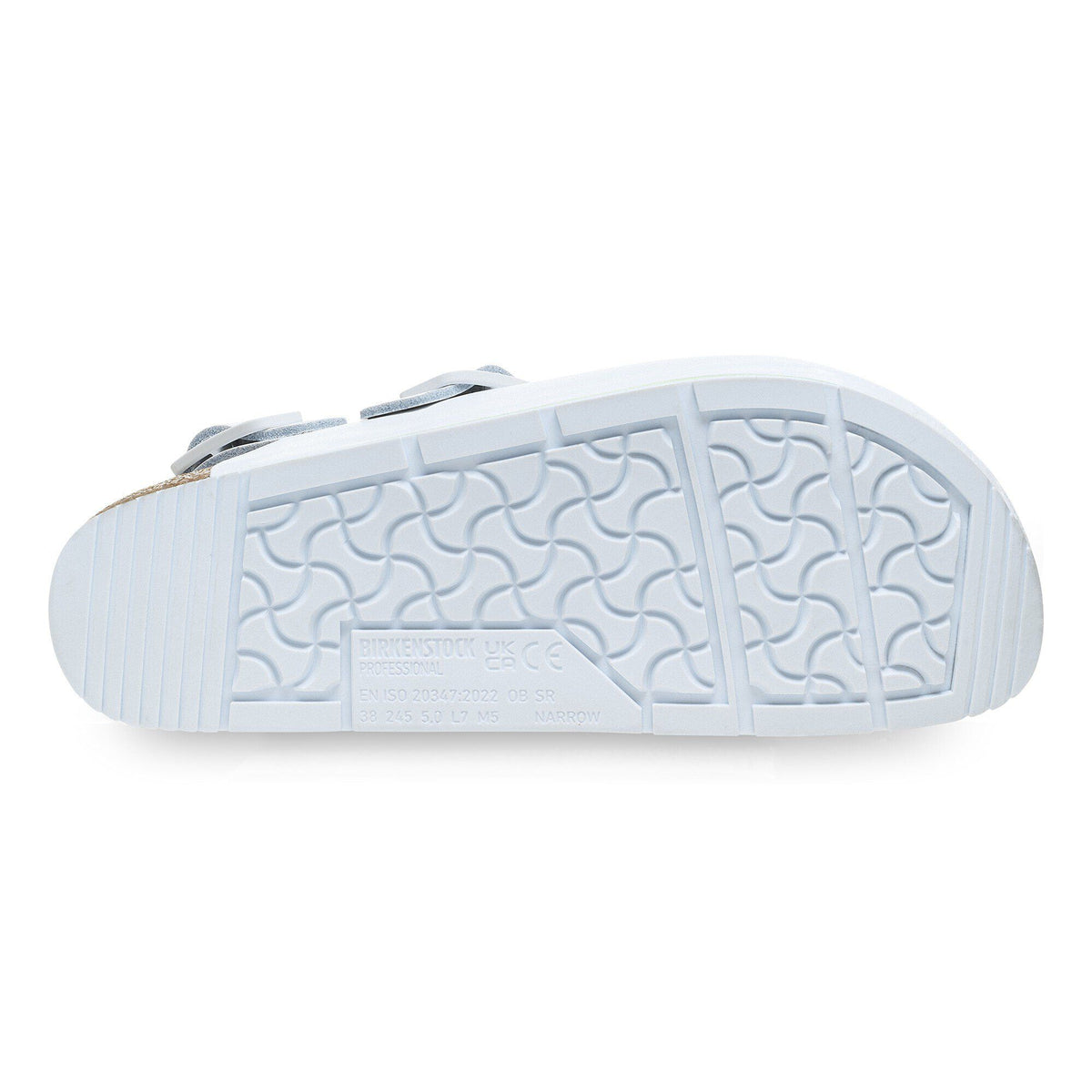 Tokio Pro Natural Coated Leather in Color White | Birkenstock