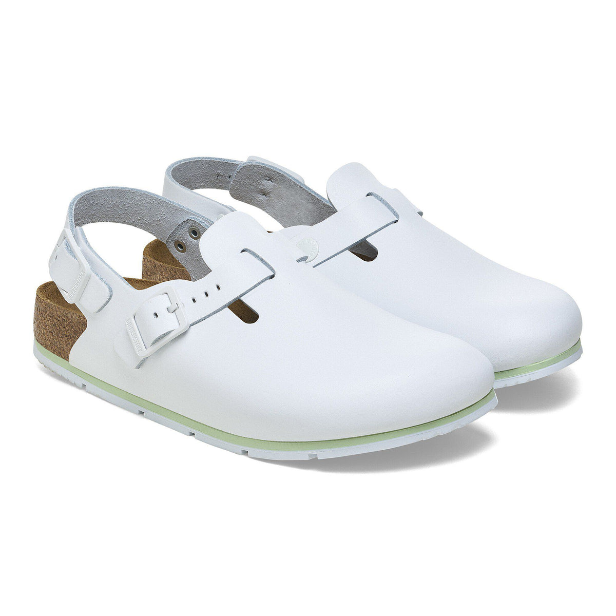 Tokio Pro Natural Coated Leather in Color White | Birkenstock