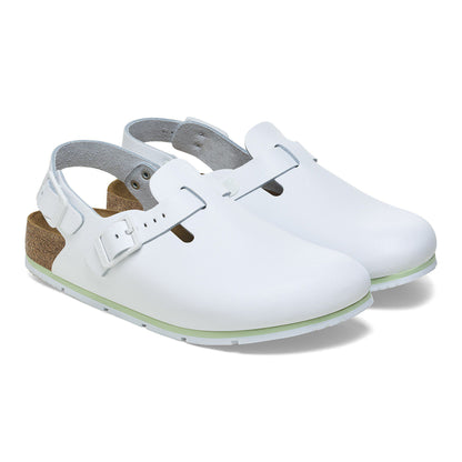 Tokio Pro Natural Coated Leather in Color White | Birkenstock