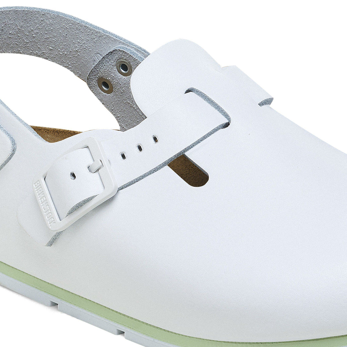 Tokio Pro Natural Coated Leather in Color White | Birkenstock