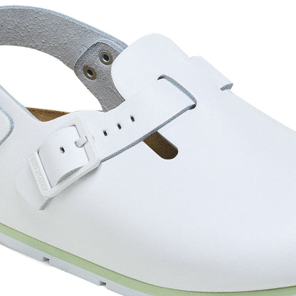 Tokio Pro Natural Coated Leather in Color White | Birkenstock