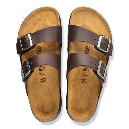 Arizona Crosstown Men Oiled Leather in Color Habana | Birkenstock
