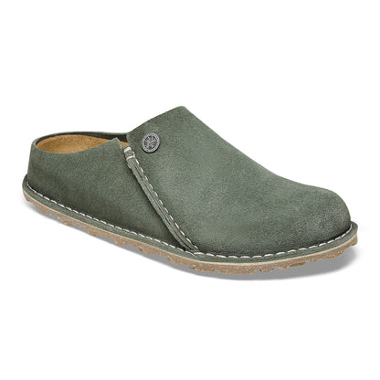 Zermatt Premium Suede Leather in Color Thyme | Birkenstock