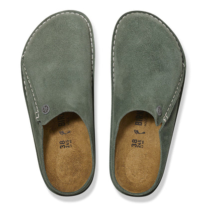 Zermatt Premium Suede Leather in Color Thyme | Birkenstock