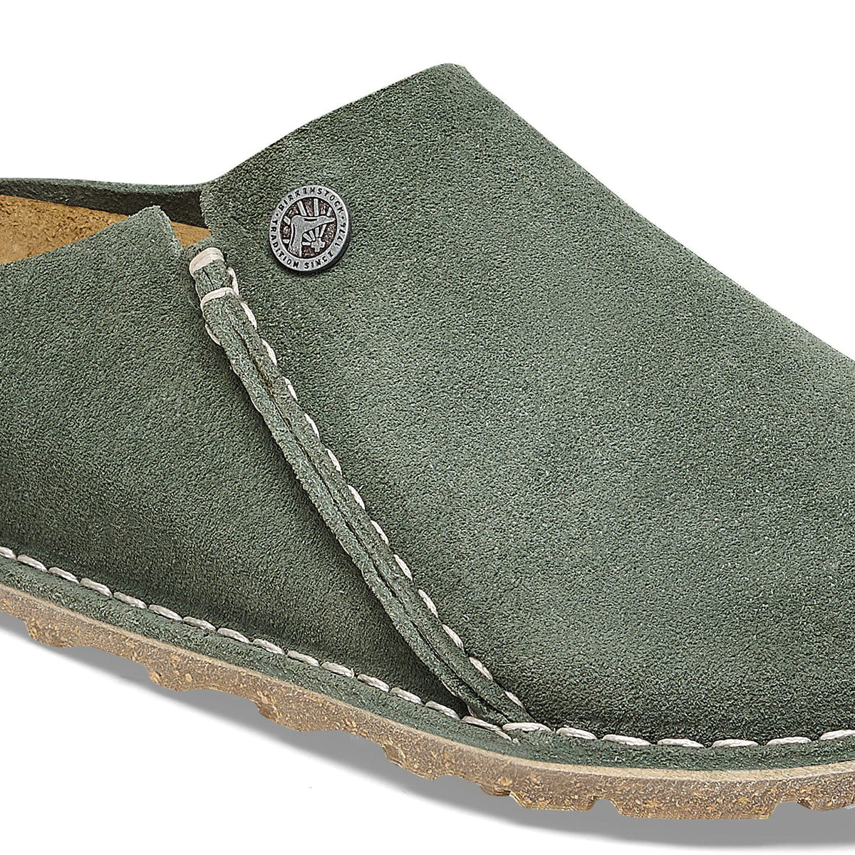 Zermatt Premium Suede Leather in Color Thyme | Birkenstock