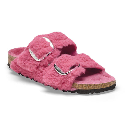 Arizona Big Buckle Shearling in Color Fuchsia Tulip | Birkenstock