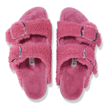 Arizona Big Buckle Shearling in Color Fuchsia Tulip | Birkenstock