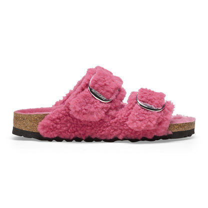 Arizona Big Buckle Shearling in Color Fuchsia Tulip | Birkenstock