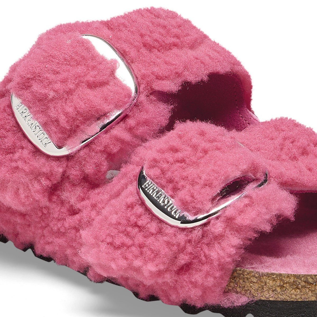 Arizona Big Buckle Shearling in Color Fuchsia Tulip | Birkenstock
