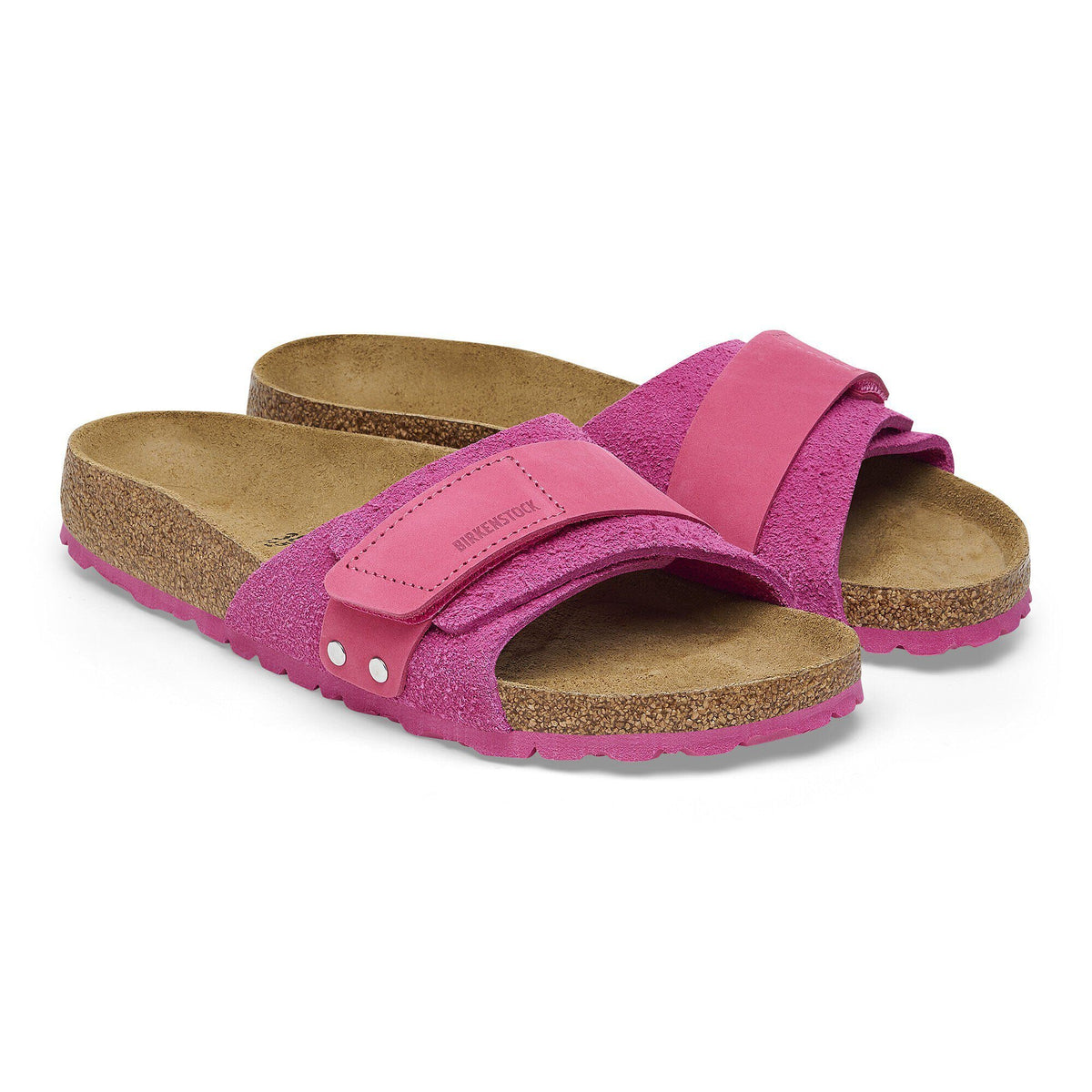 Oita Suede Leather in Color Fuchsia Tulip | Birkenstock