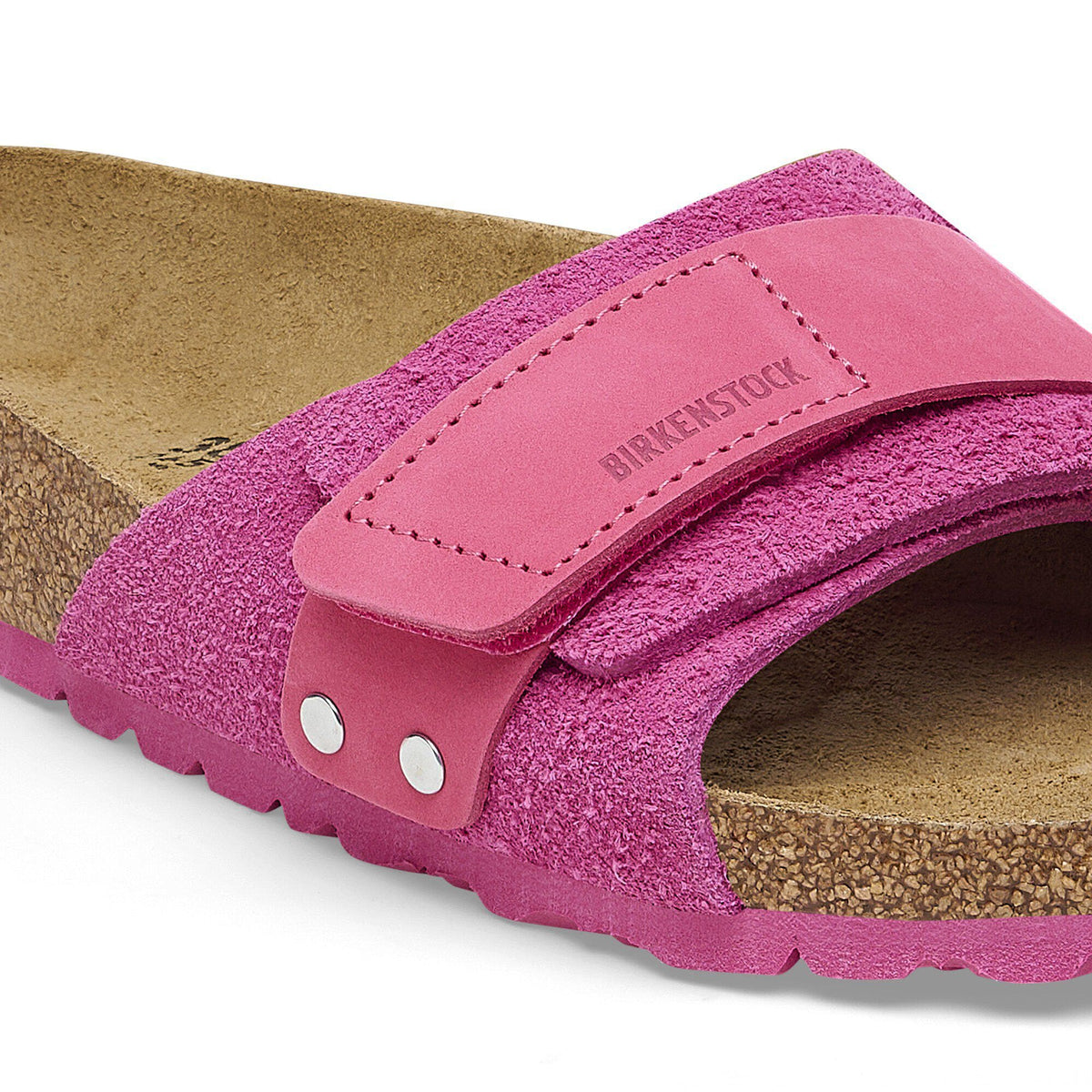 Oita Suede Leather in Color Fuchsia Tulip | Birkenstock