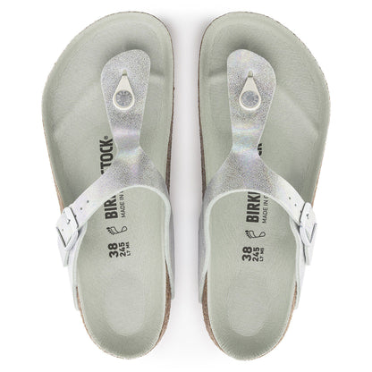 Gizeh Vegan Microfiber in Color Iridescent Matcha | Birkenstock