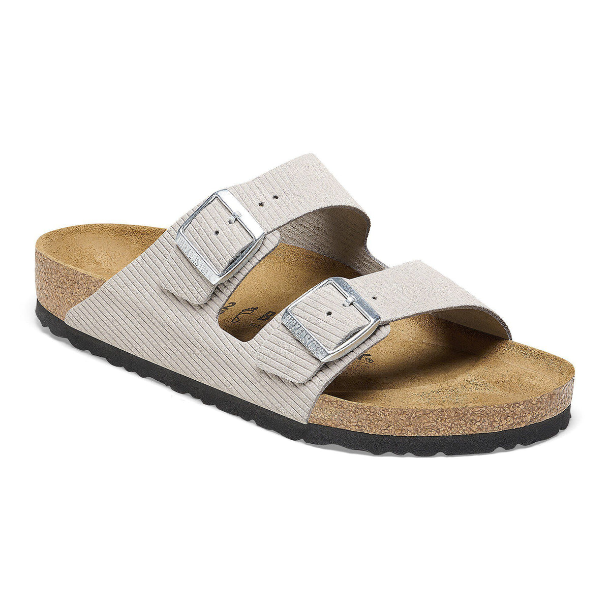 Arizona Suede Embossed in Color Corduroy Stone Coin | Birkenstock