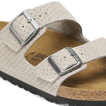 Arizona Suede Embossed in Color Dotted Stone Coin | Birkenstock