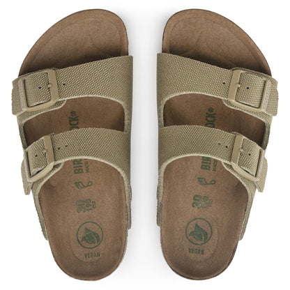 Arizona Kids Vegan Textile in Color Faded Khaki | Birkenstock