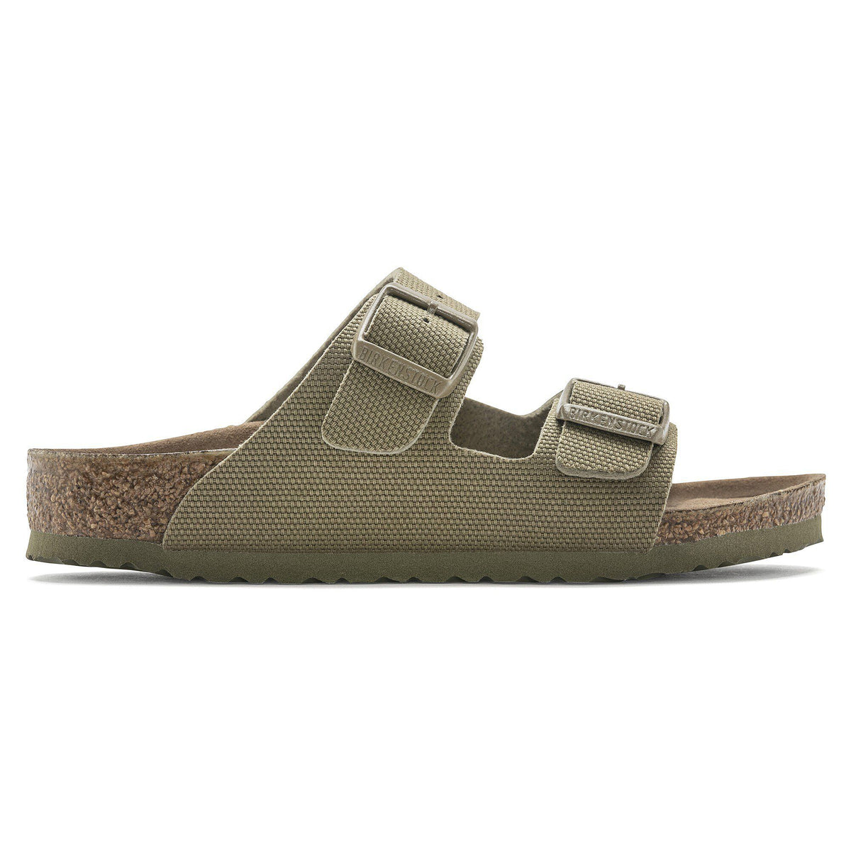 Arizona Kids Vegan Textile in Color Faded Khaki | Birkenstock
