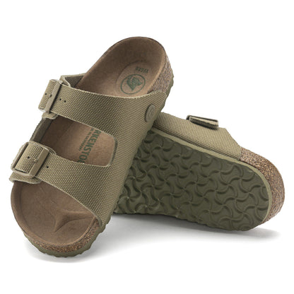 Arizona Kids Vegan Textile in Color Faded Khaki | Birkenstock