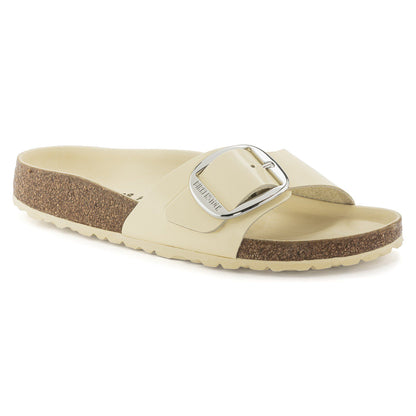 Madrid Big Buckle Natural Leather Patent in Color High Shine Butter | Birkenstock