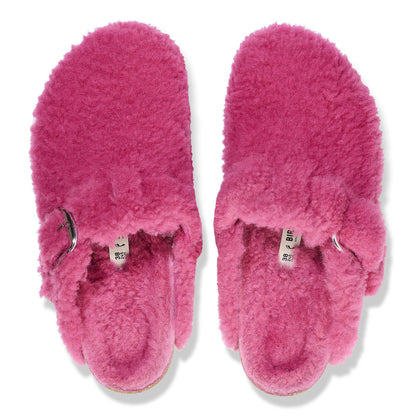 Boston Big Buckle Shearling in Color Fuchsia Tulip | Birkenstock