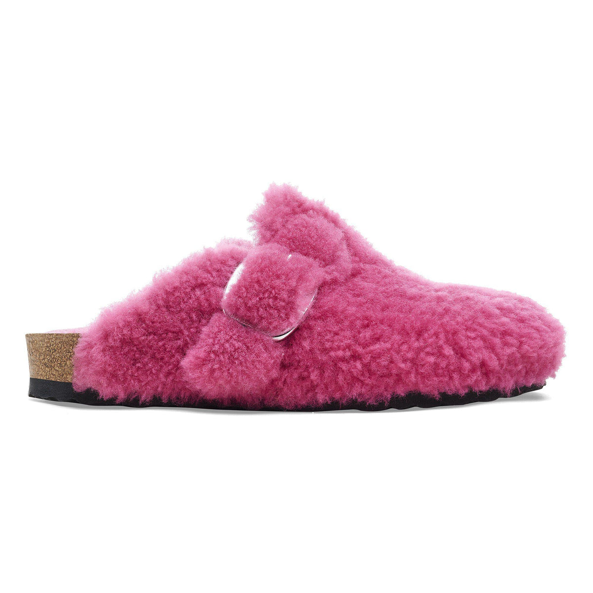Boston Big Buckle Shearling in Color Fuchsia Tulip | Birkenstock