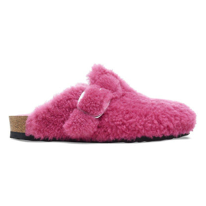 Boston Big Buckle Shearling in Color Fuchsia Tulip | Birkenstock