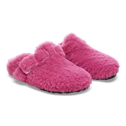 Boston Big Buckle Shearling in Color Fuchsia Tulip | Birkenstock