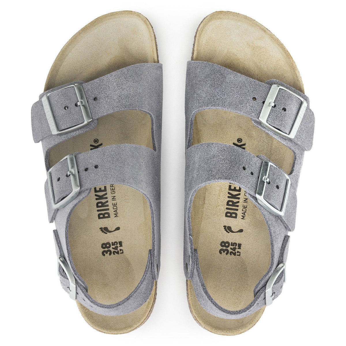 Milano Suede Leather in Color Purple Fog | Birkenstock