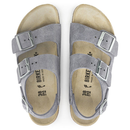 Milano Suede Leather in Color Purple Fog | Birkenstock