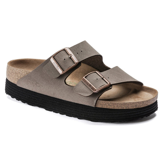 Arizona Flex Platform Vegan Birkibuc in Color Mocha | Birkenstock