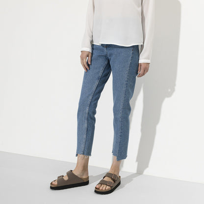 Arizona Flex Platform Vegan Birkibuc in Color Mocha | Birkenstock