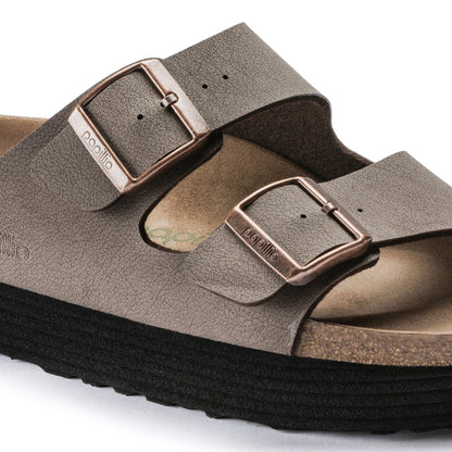 Arizona Flex Platform Vegan Birkibuc in Color Mocha | Birkenstock