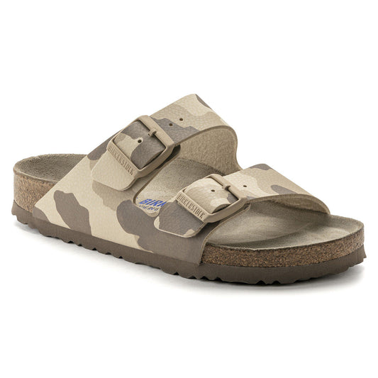 Arizona Soft Footbed Birko-Flor in Color Desert Soil Gray/Taupe | Birkenstock
