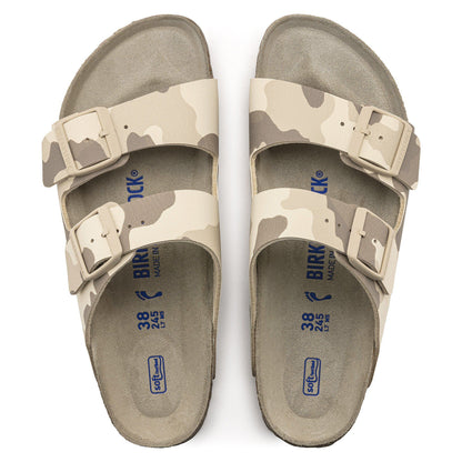 Arizona Soft Footbed Birko-Flor in Color Desert Soil Gray/Taupe | Birkenstock