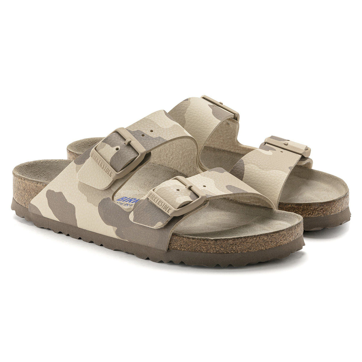 Arizona Soft Footbed Birko-Flor in Color Desert Soil Gray/Taupe | Birkenstock