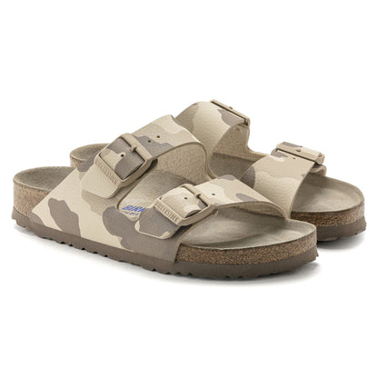 Arizona Soft Footbed Birko-Flor in Color Desert Soil Gray/Taupe | Birkenstock