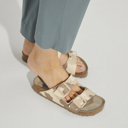 Arizona Soft Footbed Birko-Flor in Color Desert Soil Gray/Taupe | Birkenstock