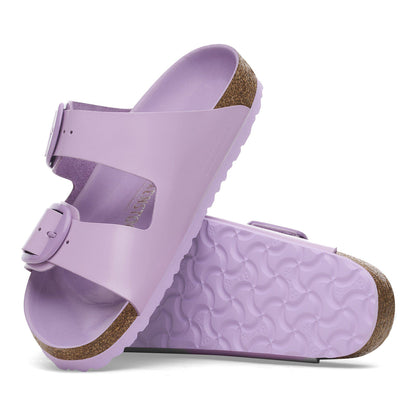 Arizona Big Buckle Natural Leather Patent in Color High-Shine Crocus | Birkenstock