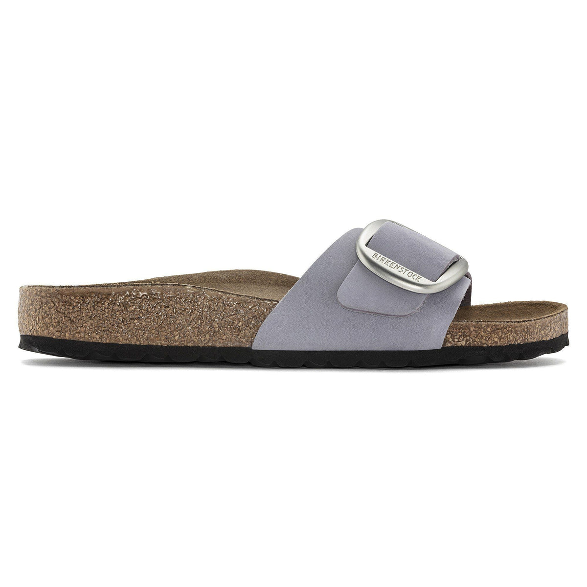 Madrid Big Buckle Nubuck Leather in Color Purple Fog | Birkenstock
