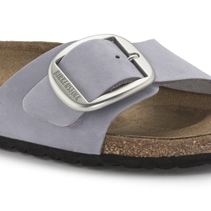 Madrid Big Buckle Nubuck Leather in Color Purple Fog | Birkenstock
