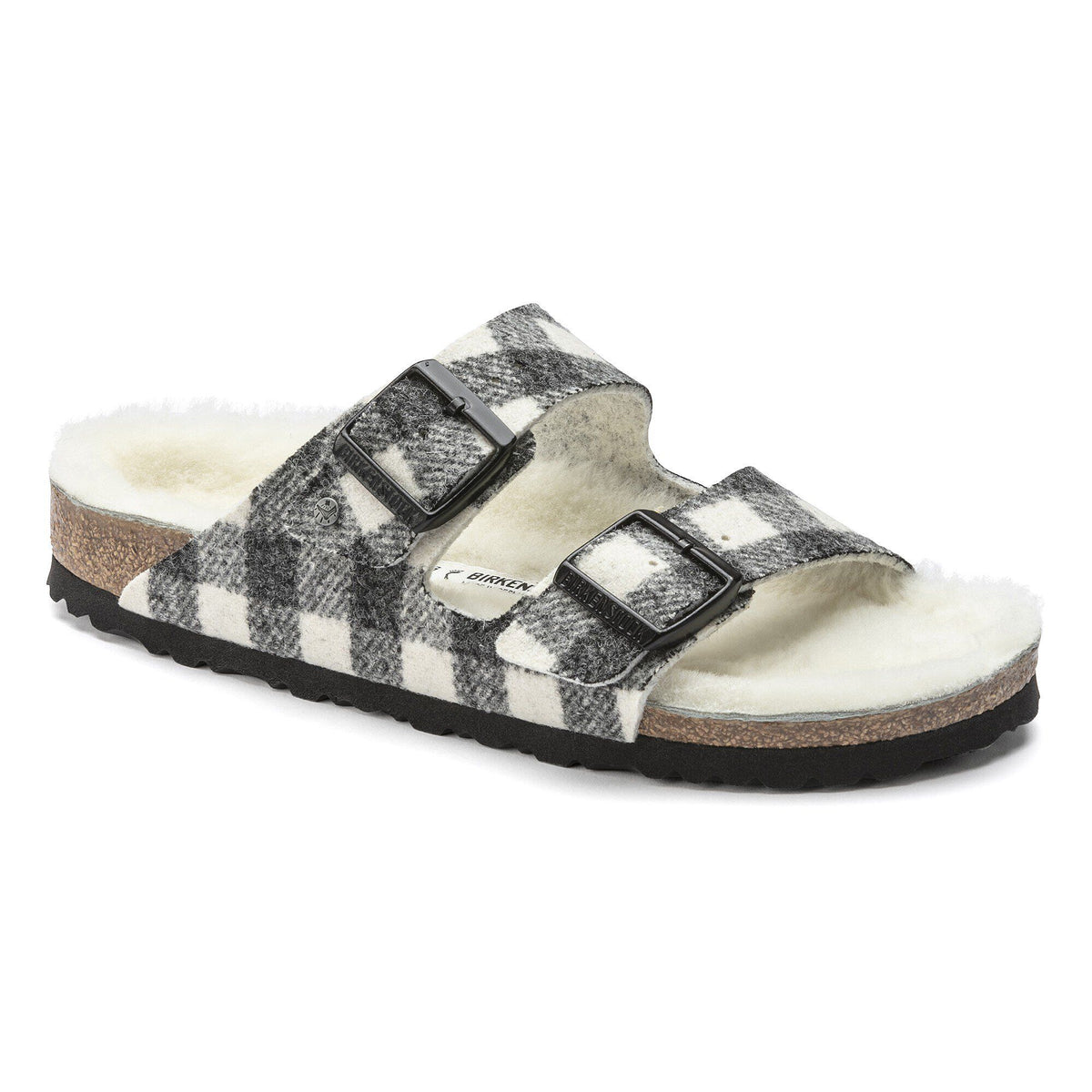 Arizona Shearling Wool in Color Plaid White | Birkenstock
