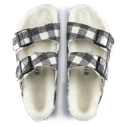 Arizona Shearling Wool in Color Plaid White | Birkenstock