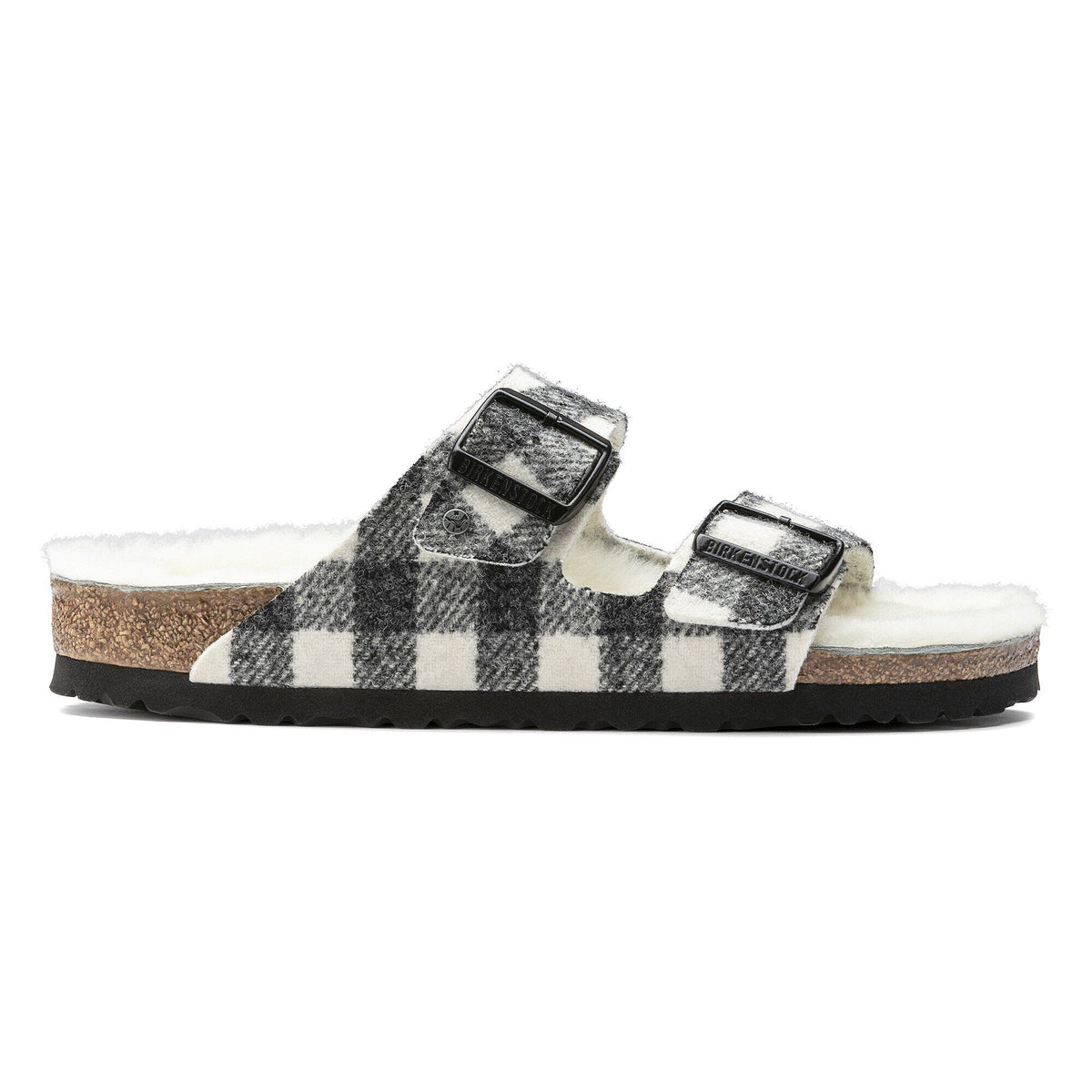Arizona Shearling Wool in Color Plaid White | Birkenstock