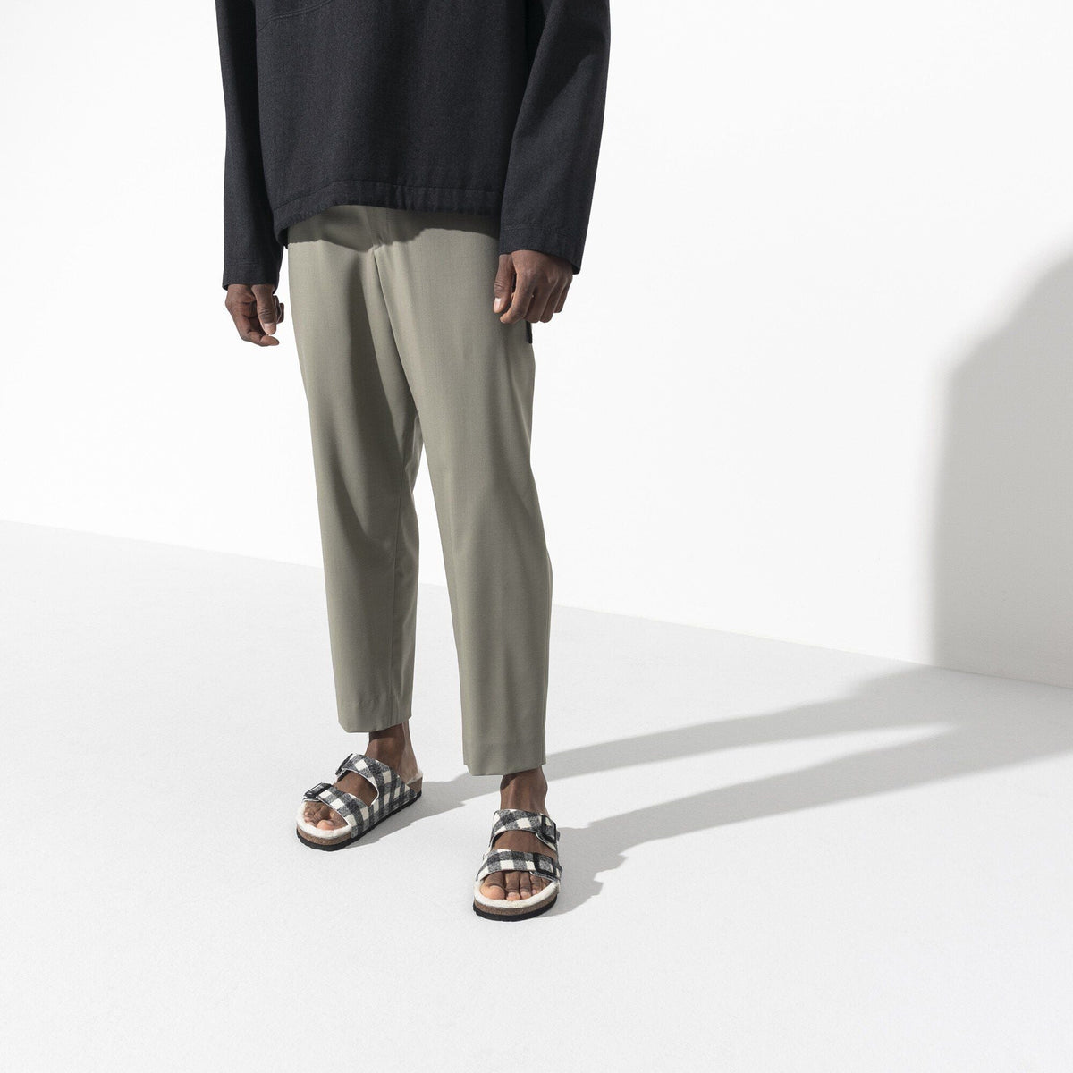 Arizona Shearling Wool in Color Plaid White | Birkenstock