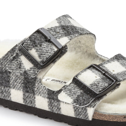 Arizona Shearling Wool in Color Plaid White | Birkenstock