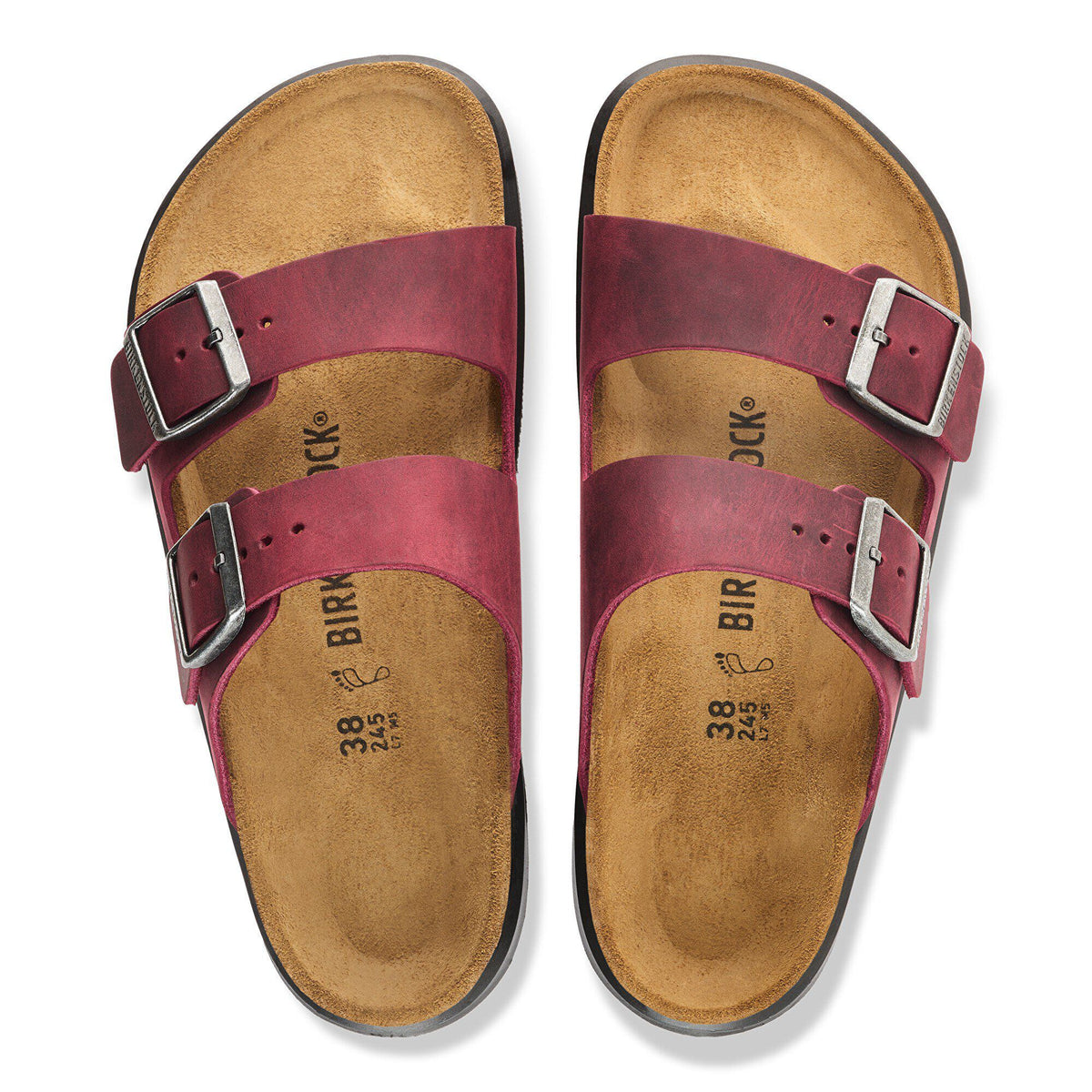 Arizona Crosstown Women Oiled Leather in Color Zinfandel | Birkenstock