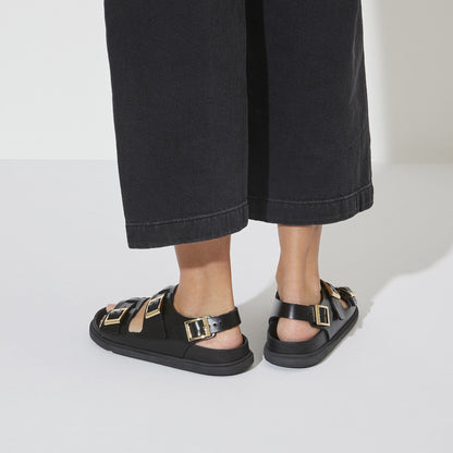 Cannes Leather in Color Black | Birkenstock