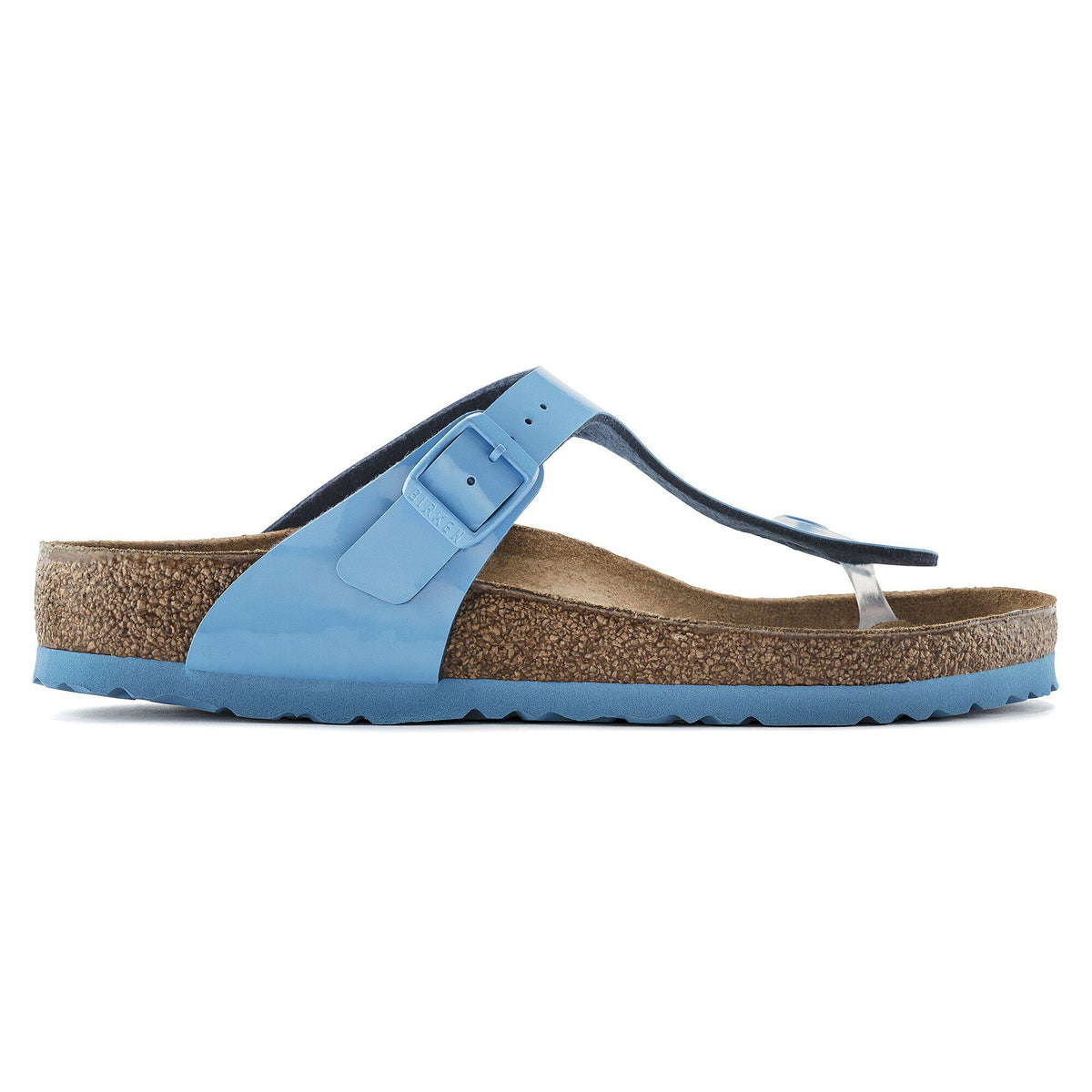 Gizeh Birko-Flor Patent in Color Patent Sky Blue | Birkenstock