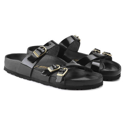 Franca Natural Leather Patent in Color High Shine Black | Birkenstock